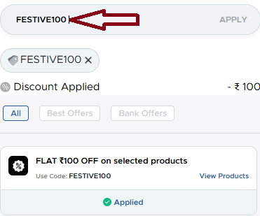 Screenshot of tested coupon for PeeSafe