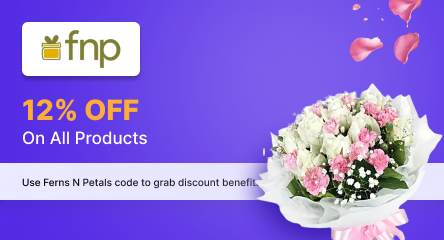 Grab Flat 12% Off on Purchasing Best Seller Flower  Paste the Code at FNP