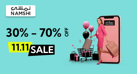 11.11 Sale : 30 - 70% OFF + Extra 10% OFF with Namshi Coupon