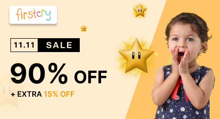 FirstCry 11.11 Sale : Save Up To 90% + Extra 15% OFF on All Orders