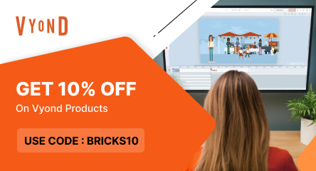 Get 10% Off Vyond Products with Exclusive Code BRICKS10