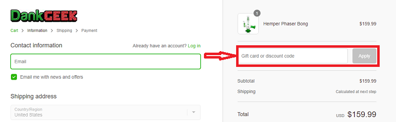  how to use dankgeek coupon code 