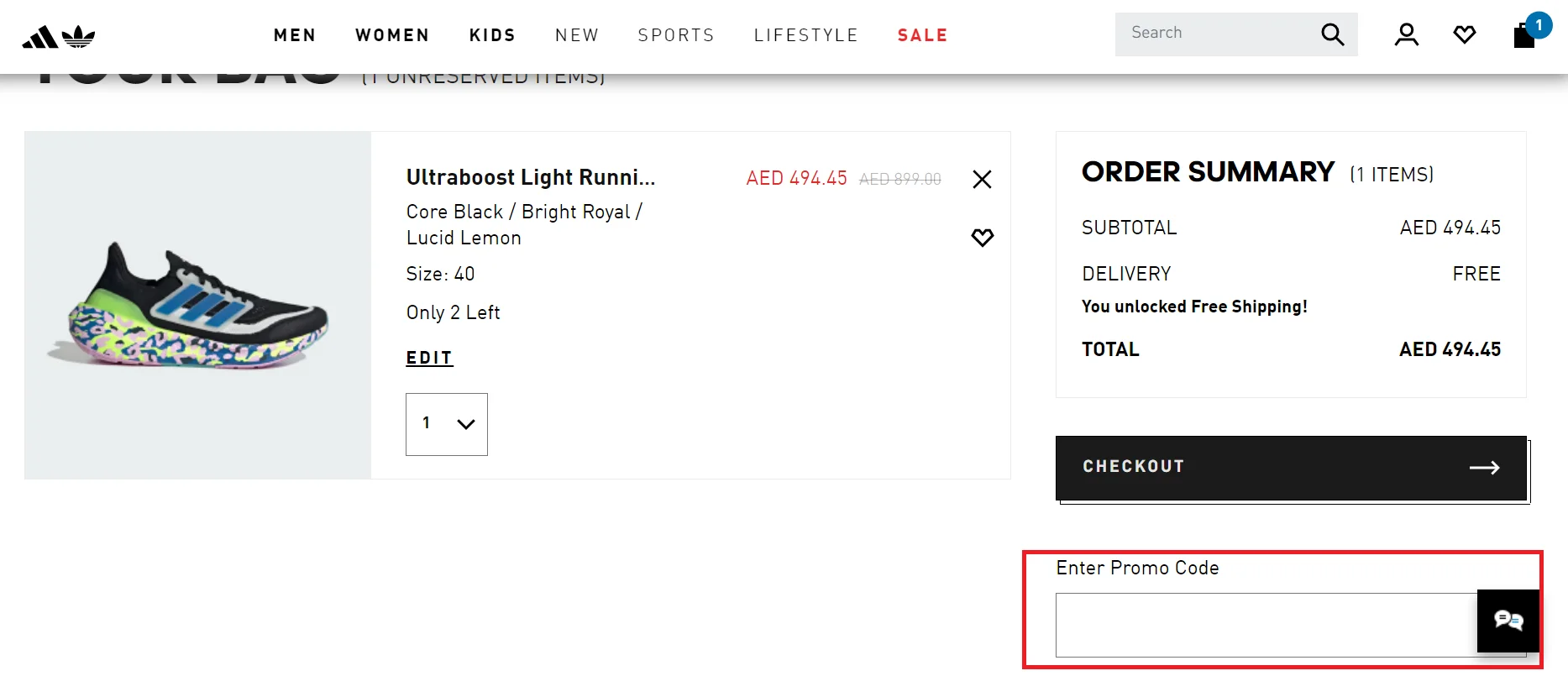 how to use adidas coupon code