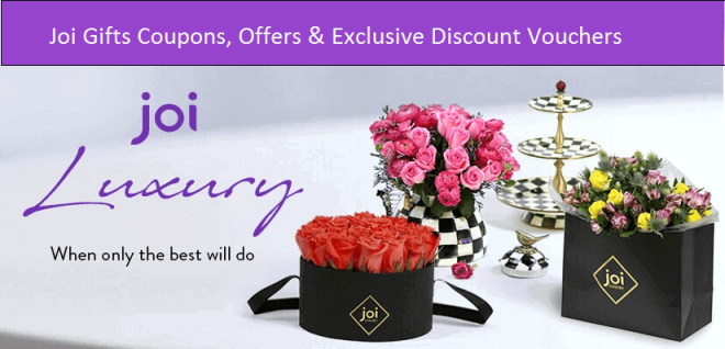 Joi Gifts Coupon Codes